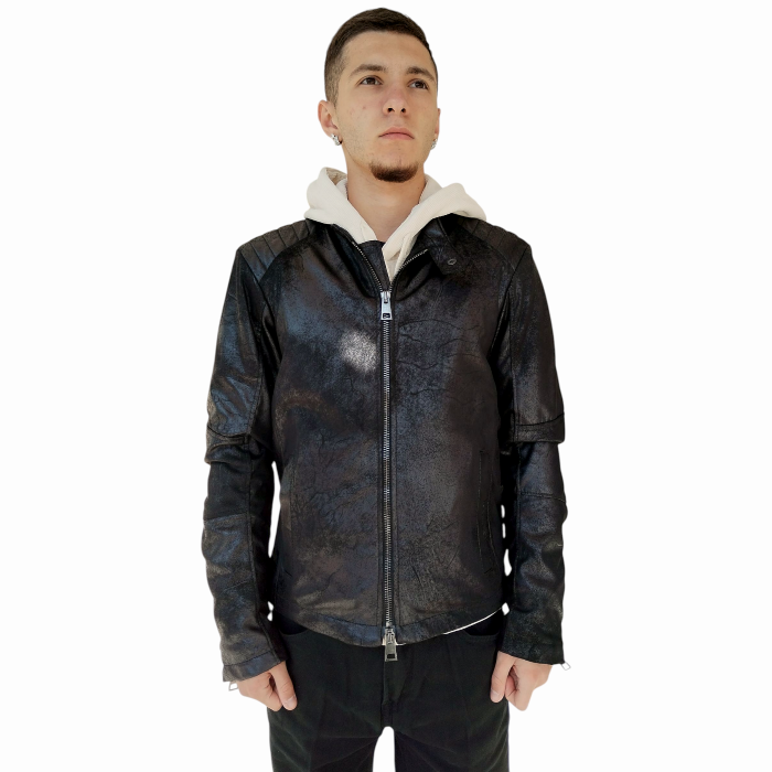 Giubbotto uomo IMPERIAL in ecopelle effetto scamosciato