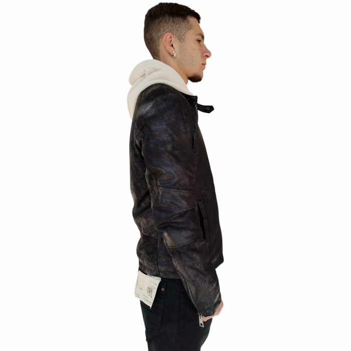 Giubbotto uomo IMPERIAL in ecopelle effetto scamosciato