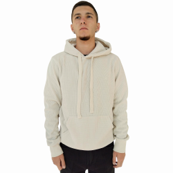 Felpa uomo GIANNI LUPO in ciniglia con cappuccio