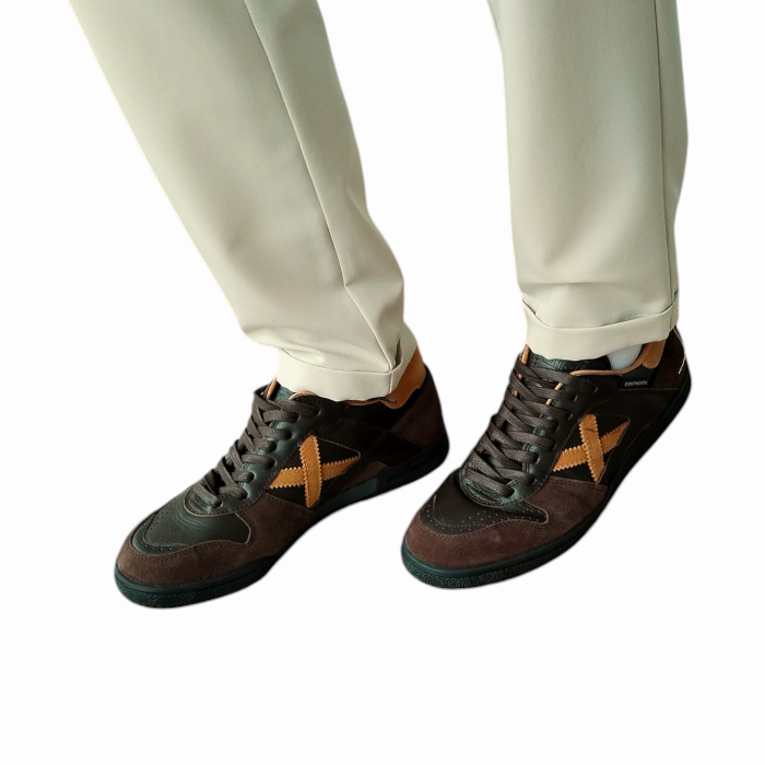 Scarpa uomo MUNICH sneakers Continental Premium 11 in camoscio e pelle