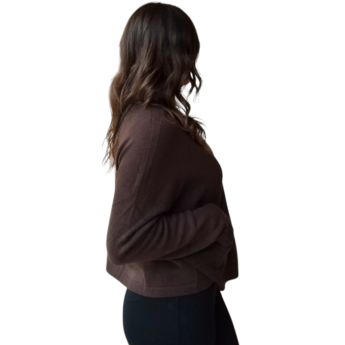 Maglia donna SUSY MIX modello scatoletta con taschini