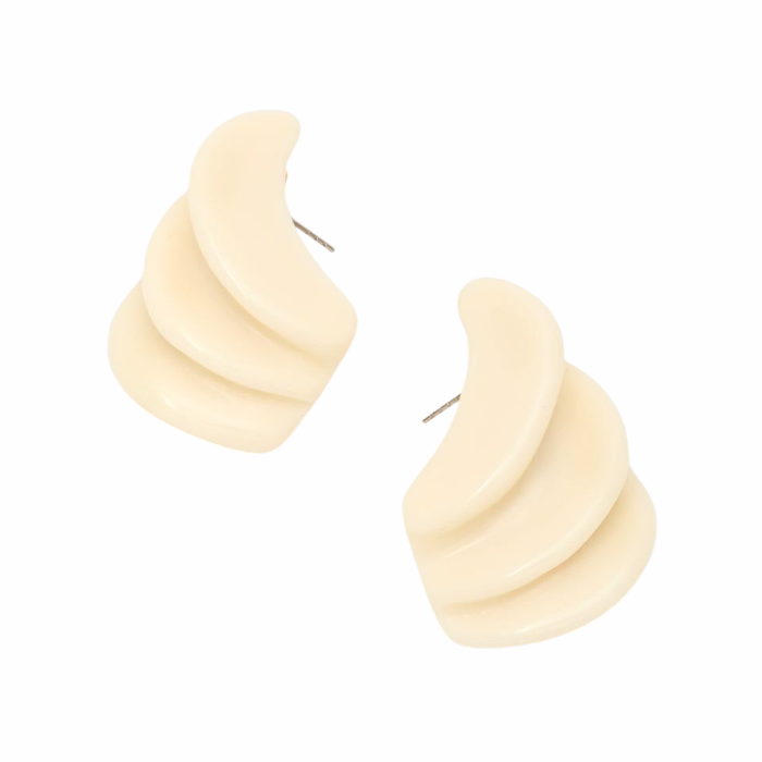 Orecchini donna NALI' in resina modello Amy a ventaglio