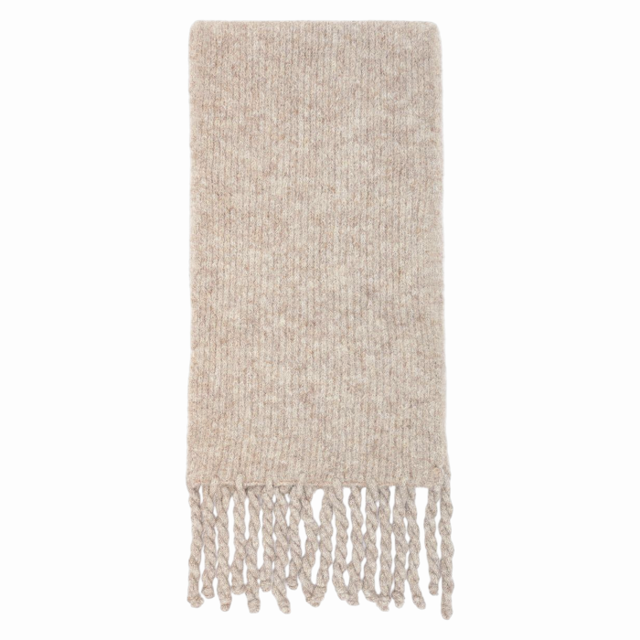 Sciarpa NALI' misto lana modello Gwen con frange 160X25 cm