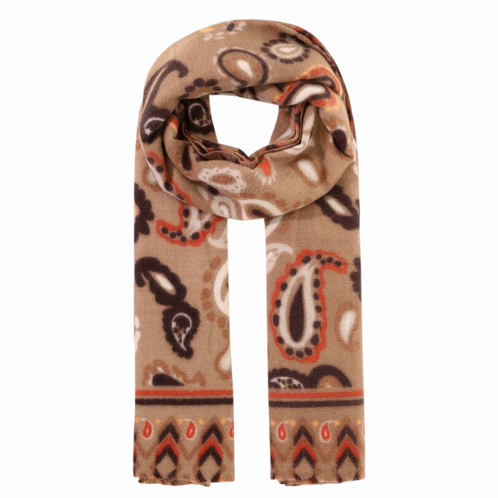 Sciarpa uomo IMPERIAL 100% viscosa super soft motivo Paisley 85x200 cm