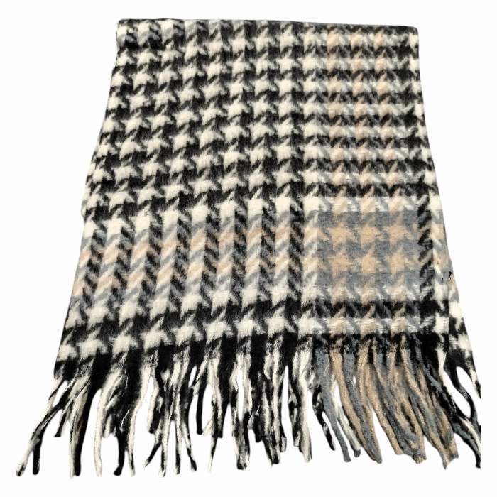 Sciarpa uomo IMPERIAL 100% viscosa super soft a quadri con frange 50x200 cm