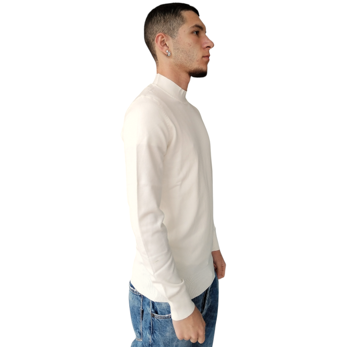 Maglia uomo GIANNI LUPO misto viscosa lupetto tessuto soft touch