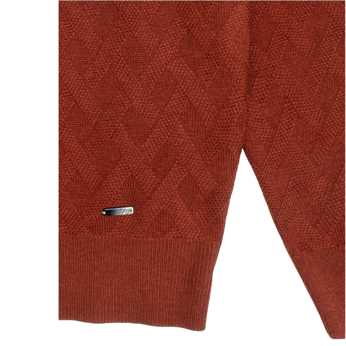 Maglia uomo GIANNI LUPO misto lana dolcevita lavorazione a rilievo