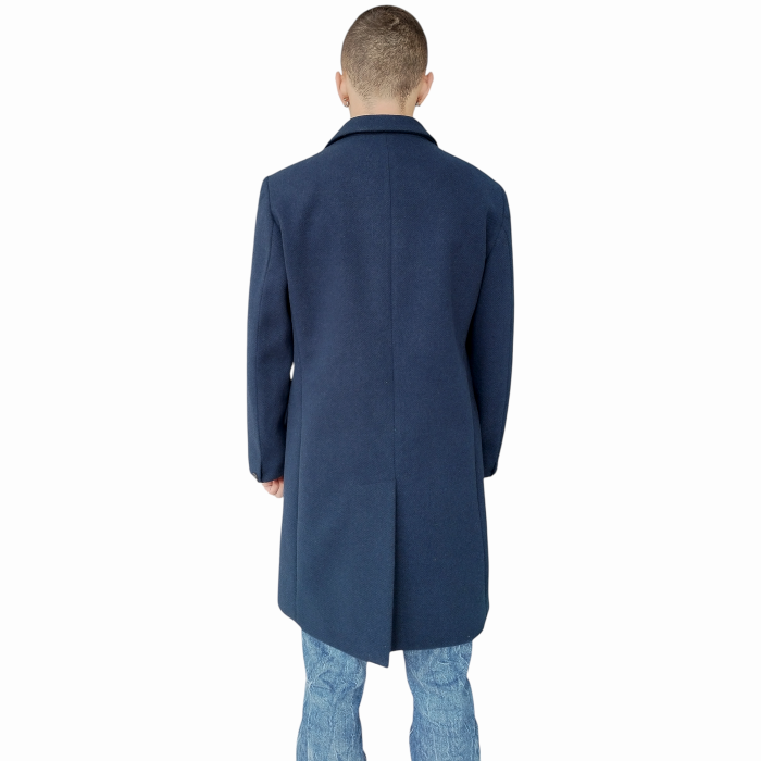 Cappotto uomo IMPERIAL misto lana slim fit monopetto con tasche