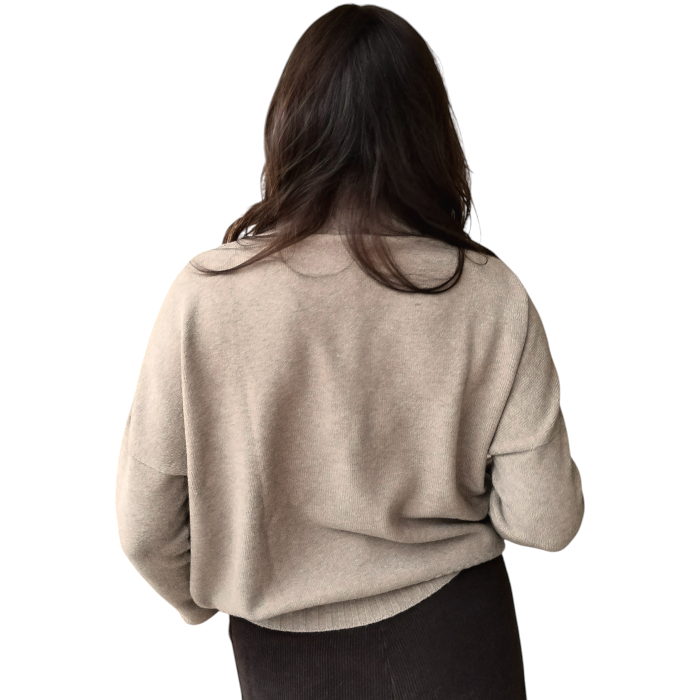 Maglia donna SUSY MIX regular fit crop dolcevita