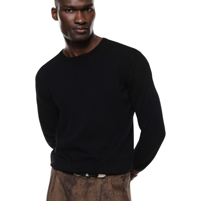 Maglia uomo IMPERIAL misto cotone/cashmere girocollo basic orli elastici