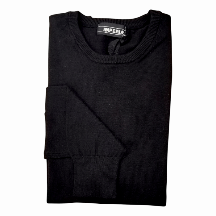 Maglia uomo IMPERIAL misto cotone/cashmere girocollo basic orli elastici