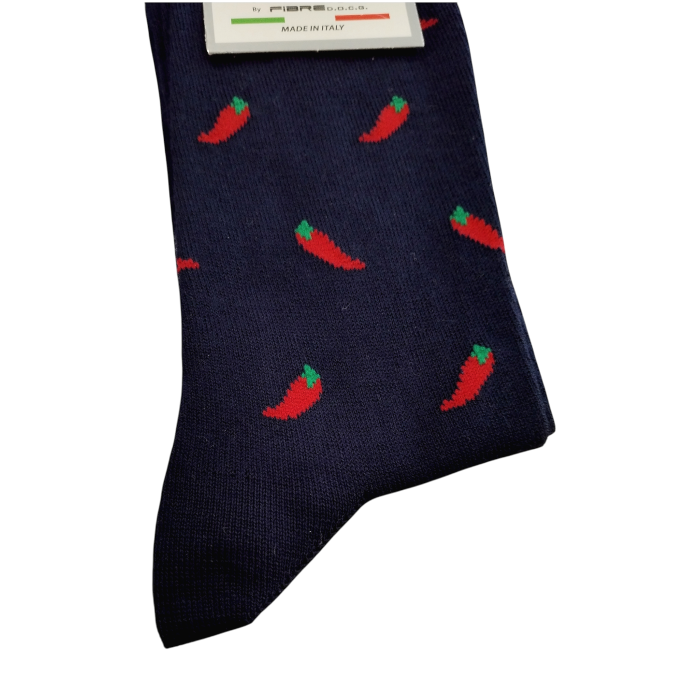 Calze uomo MASK-CALZINO corte a fantasia in caldo cotone antisudore no stress