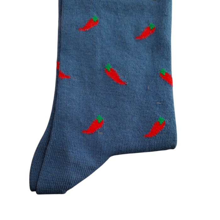 Calze uomo MASK-CALZINO corte a fantasia in caldo cotone antisudore no stress