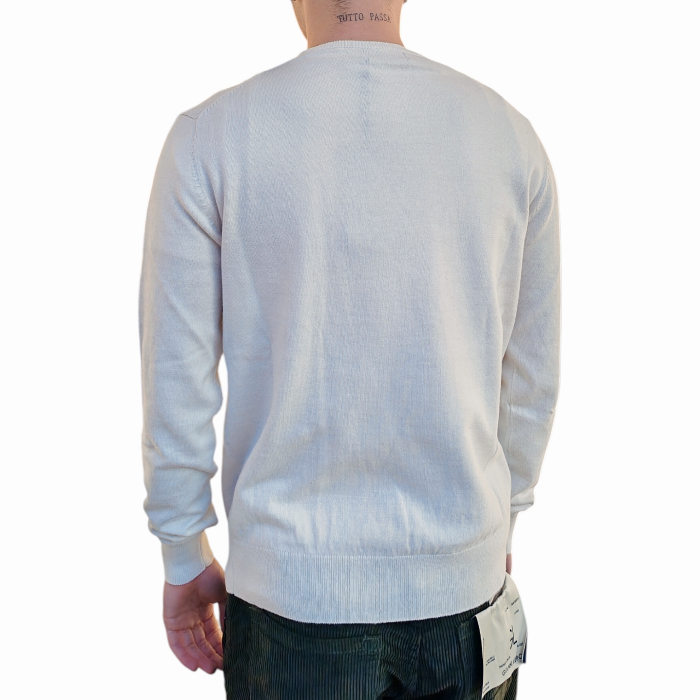 Maglia uomo IMPERIAL misto cotone/cashmere girocollo basic orli elastici