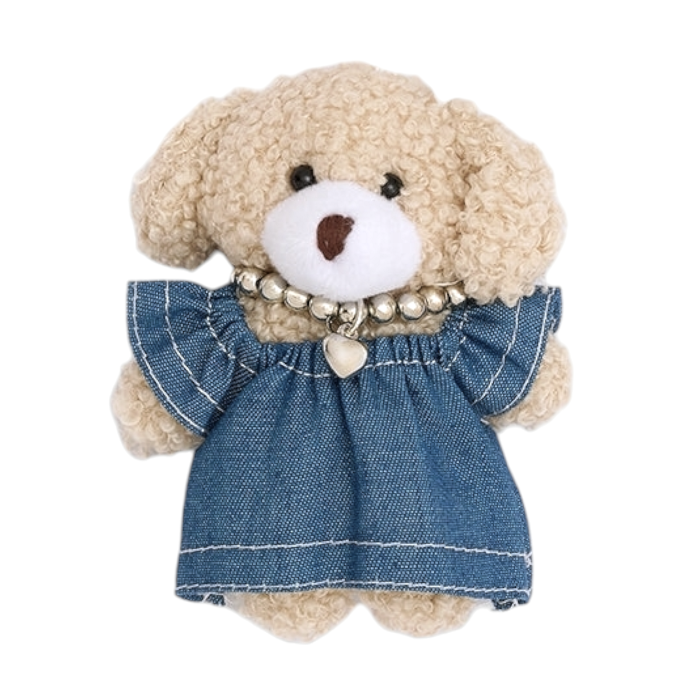 Portachiavi/charm NALI' con teddy e accessori