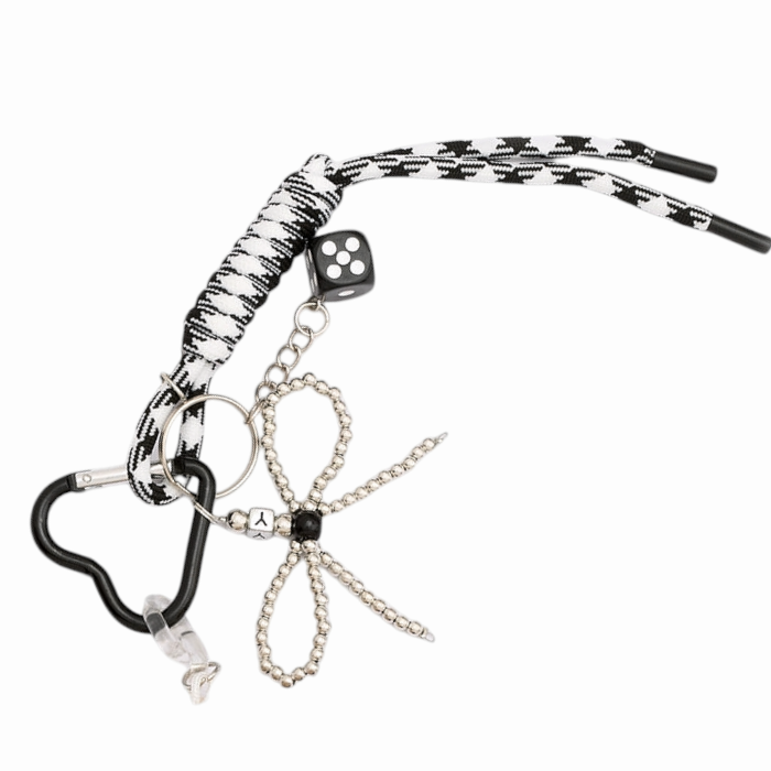 Portachiavi/charm NALI' con teddy e accessori