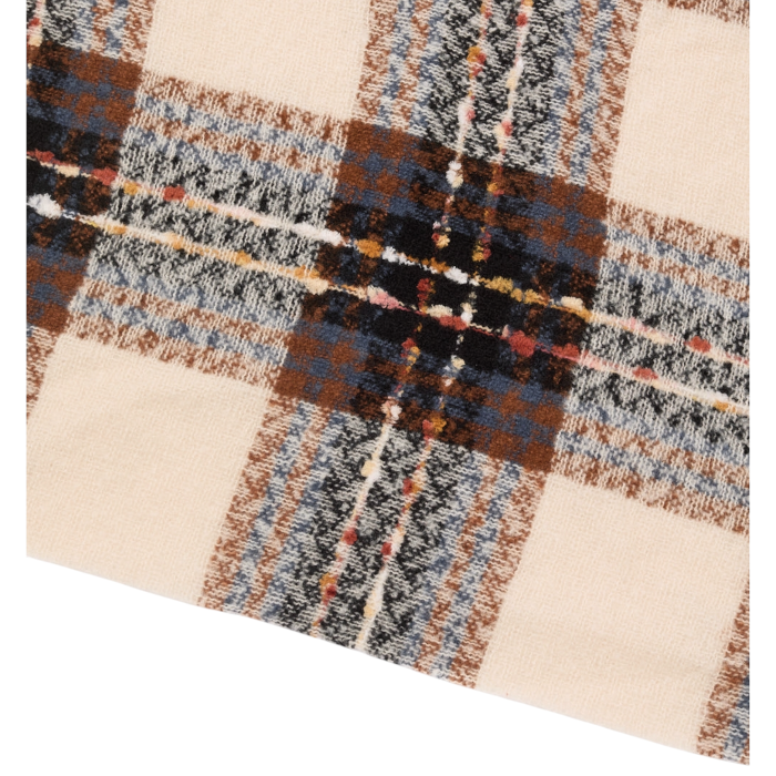 Sciarpa donna NALI' modello Gery check con frange 60X180 cm