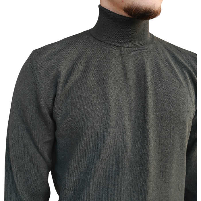 Maglia uomo IMPERIAL dolcevita basic tinta unita misto viscosa