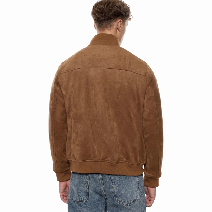 Giubbotto uomo IMPERIAL bomber in tessuto scamosciato con imbottituta