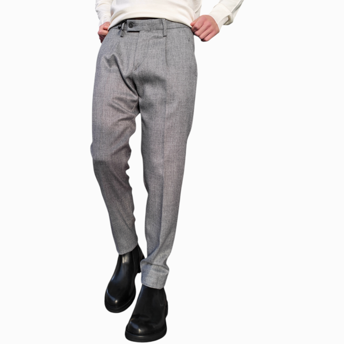 Pantalone uomo IMPERIAL slim fit con tasche america anteriori e filetto posteriori