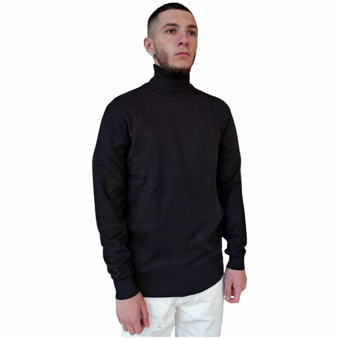 Maglia uomo GIANNI LUPO misto viscosa dolcevita tessuto soft touch