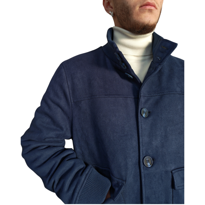 Giubbotto uomo IMPERIAL bomber in tessuto scamosciato con imbottituta