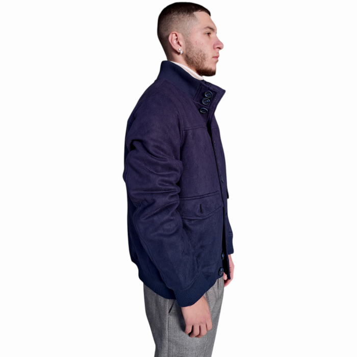 Giubbotto uomo IMPERIAL bomber in tessuto scamosciato con imbottituta