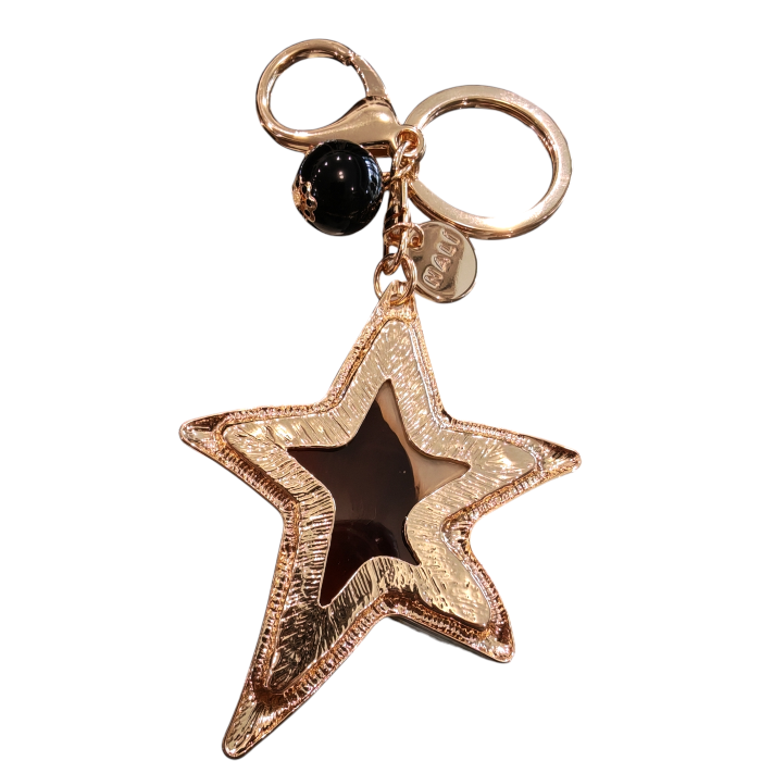 Portachiavi/charm NALI' modello Star con stella in resina ganci e accessori