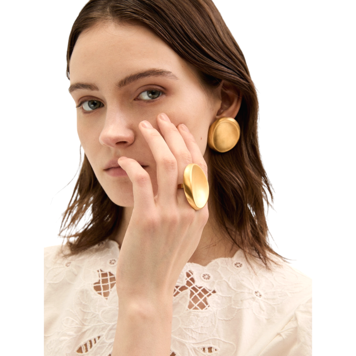 Orecchini donna NALI' ovali in acciaio inox