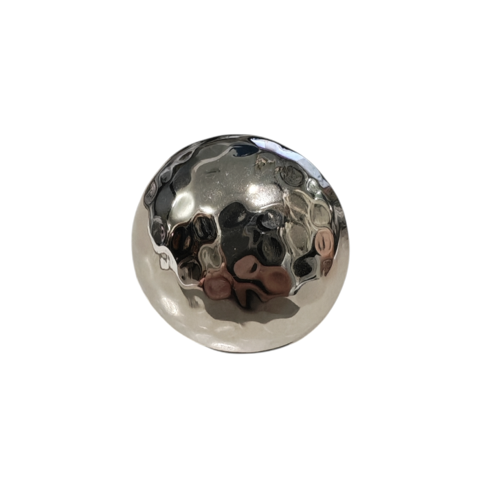 Anello donna NALI' bombato tondo in acciaio inox modello Dora