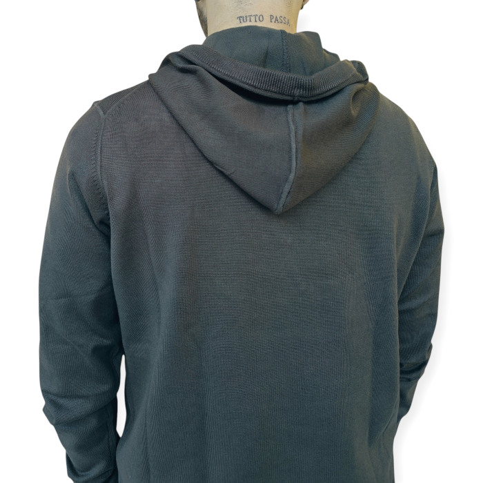 Maglia uomo IMPERIAL in maglina misto viscosa con cappuccio e coulisse