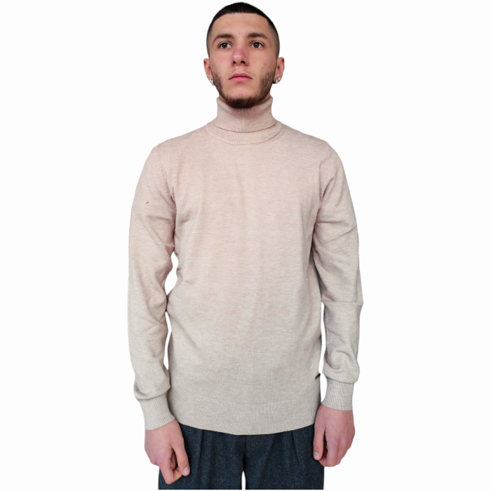 Maglia uomo GIANNI LUPO misto viscosa dolcevita tessuto soft touch