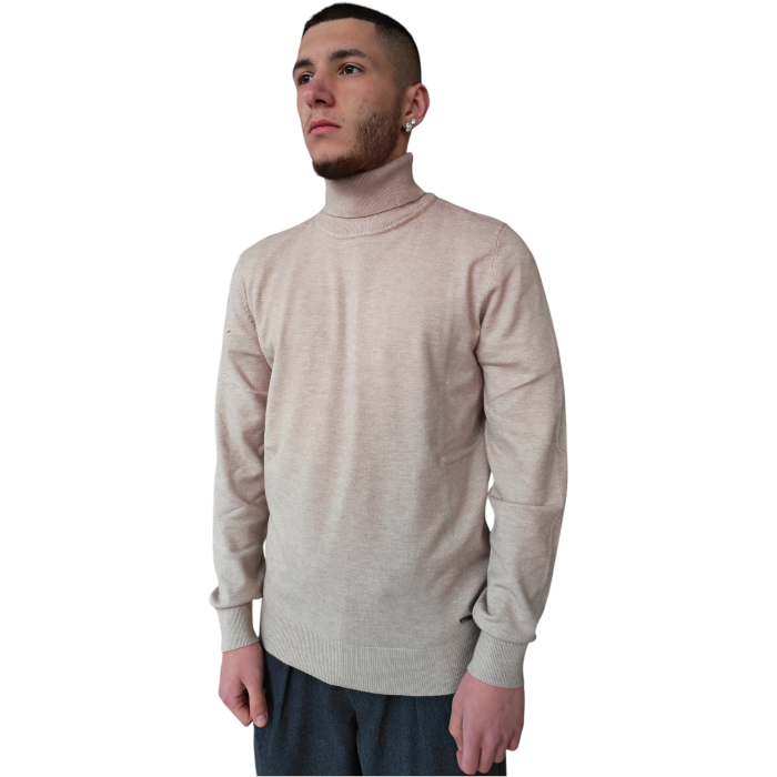 Maglia uomo GIANNI LUPO misto viscosa dolcevita tessuto soft touch