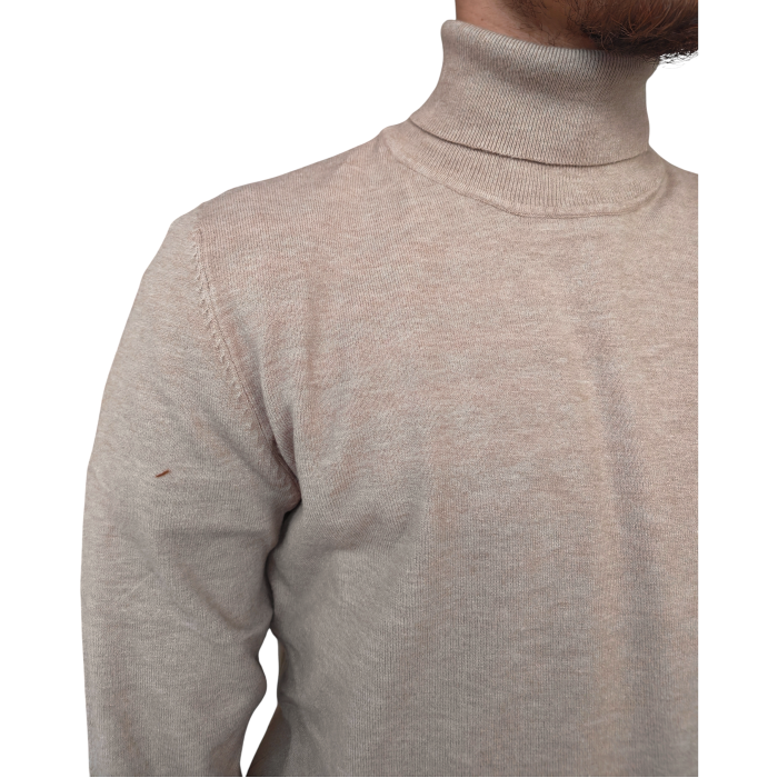 Maglia uomo GIANNI LUPO misto viscosa dolcevita tessuto soft touch