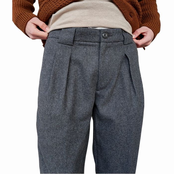 Pantalone uomo IMPERIAL misto lana regular fit con doppia pence