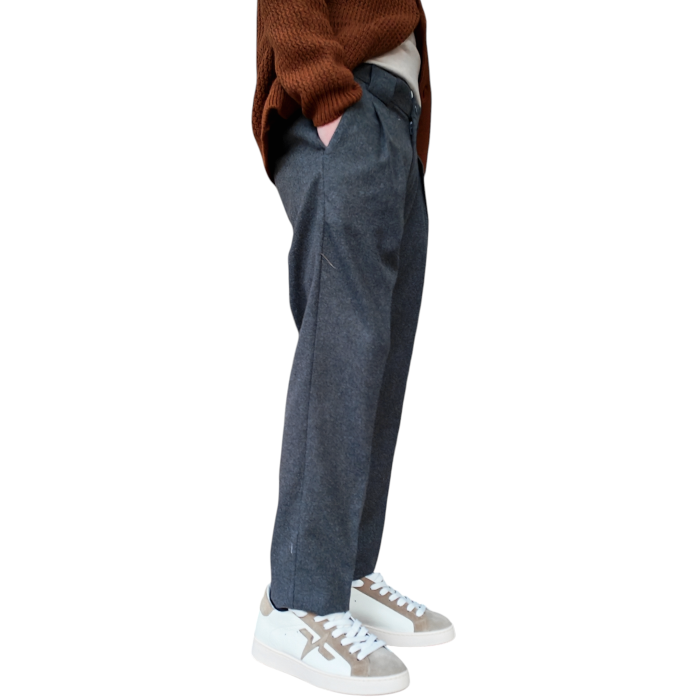 Pantalone uomo IMPERIAL misto lana regular fit con doppia pence