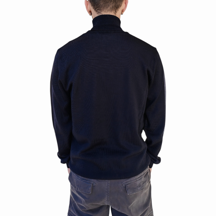 Maglia uomo IMPERIAL dolcevita misto lana vergine rasata tinta unita