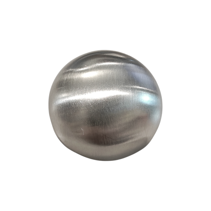 Orecchini donna NALI' a bottone tondi in acciaio satinato mod. Emy Brushed