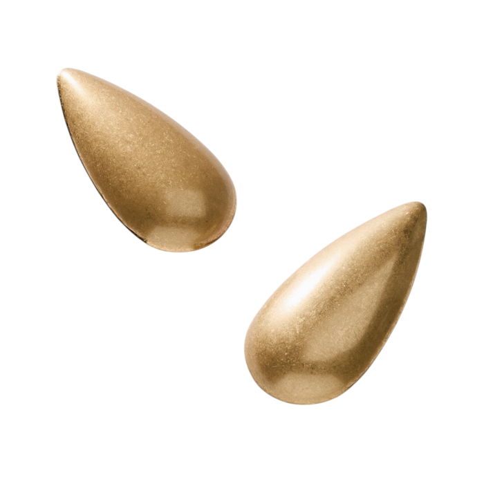 Orecchini donna NALI' oversize a goccia in ferro effetto antichizzato