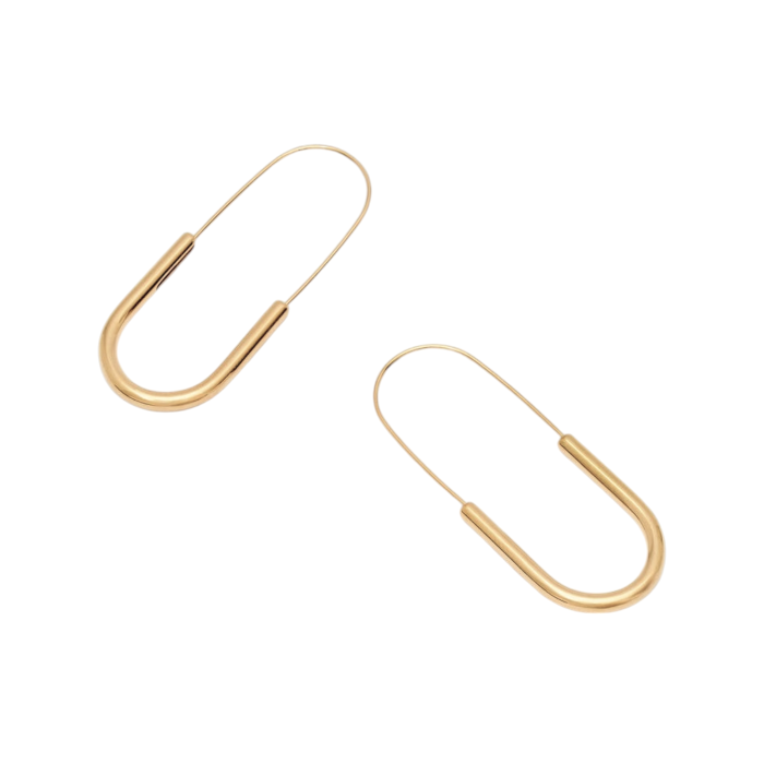 Orecchini donna NALI' pendenti ovali allungato in acciaio inox