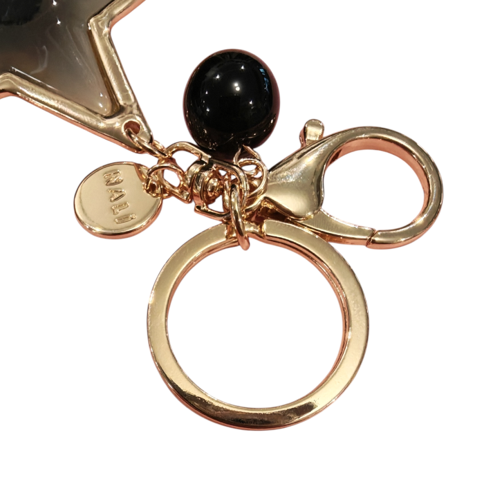 Portachiavi/charm NALI' modello Star con stella in resina ganci e accessori