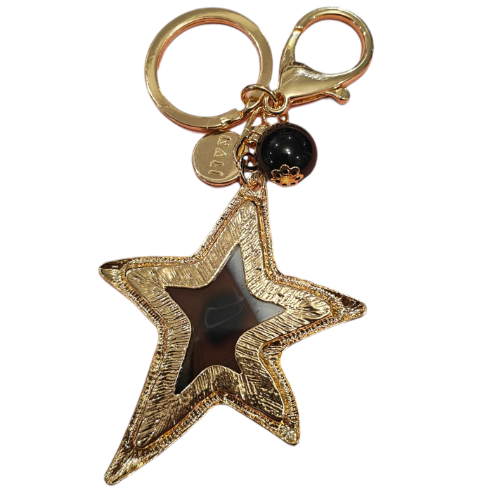 Portachiavi/charm NALI' modello Star con stella in resina ganci e accessori