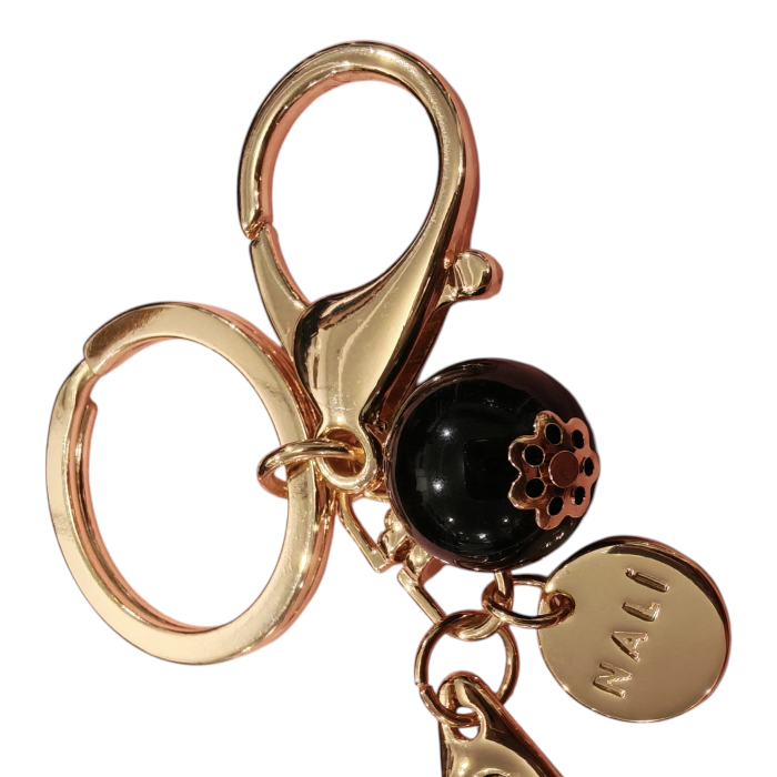 Portachiavi/charm NALI' modello Star con stella in resina ganci e accessori