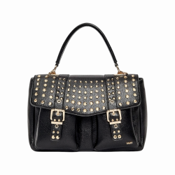 Borsa donna GAUDI' Hobo bag con borchie modello a mano con tracolla staccabile