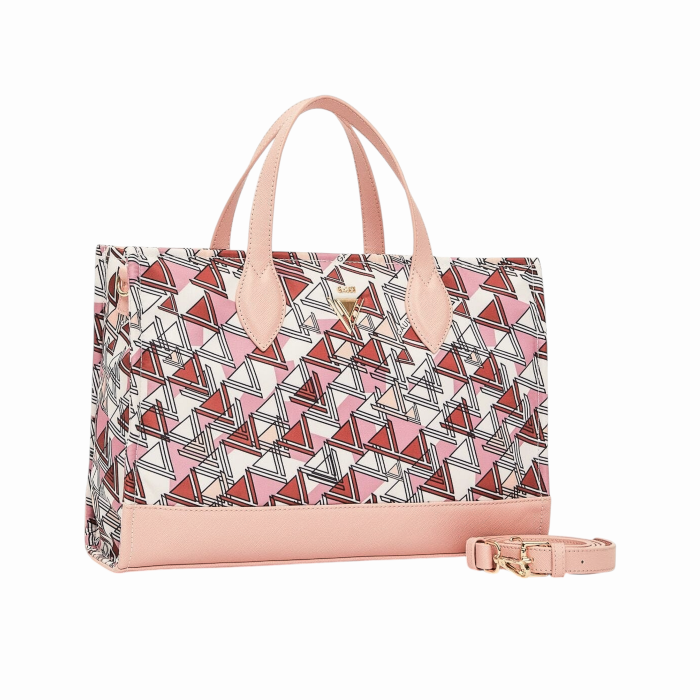 Borsa donna GAUDI' modello Handbag Gilda in nylon stampato con tracolla staccabile