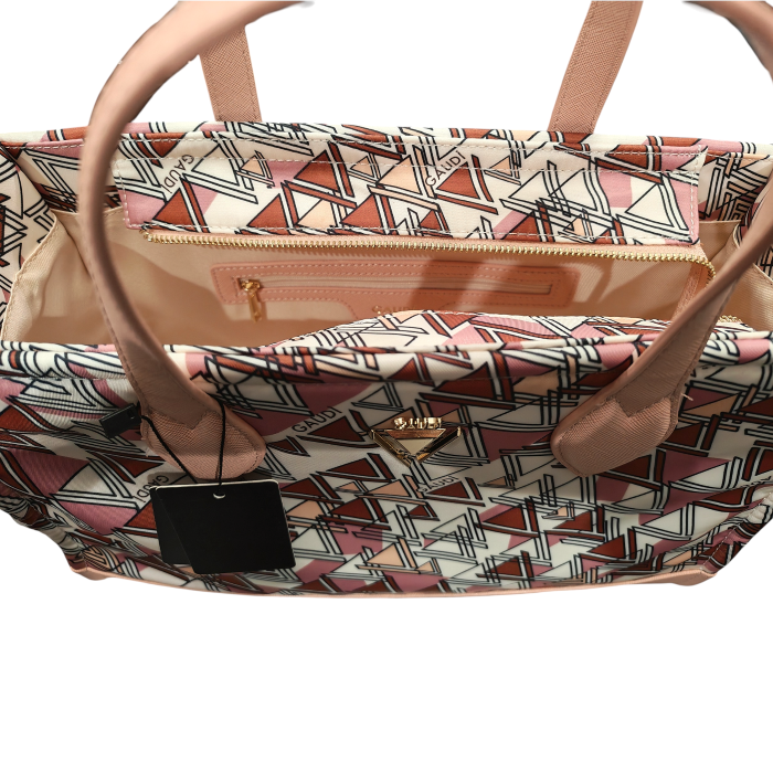 Borsa donna GAUDI' modello Handbag Gilda in nylon stampato con tracolla staccabile