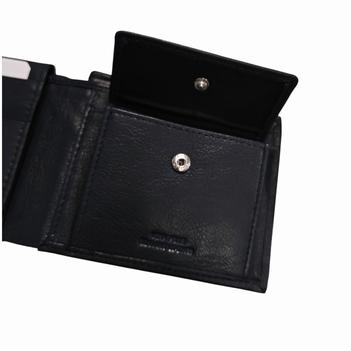 Portafoglio uomo GAUDI' in vera pelle effetto martellato con scomparti banconote e card