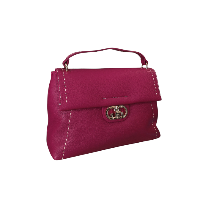 Borsa donna GAUDI' Grace a mano ecopelle martellata morbida con tracolla staccabile