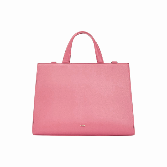 Borsa donna GAUDI' shopping bag in ecopelle martellata rigida con tracolla staccabile