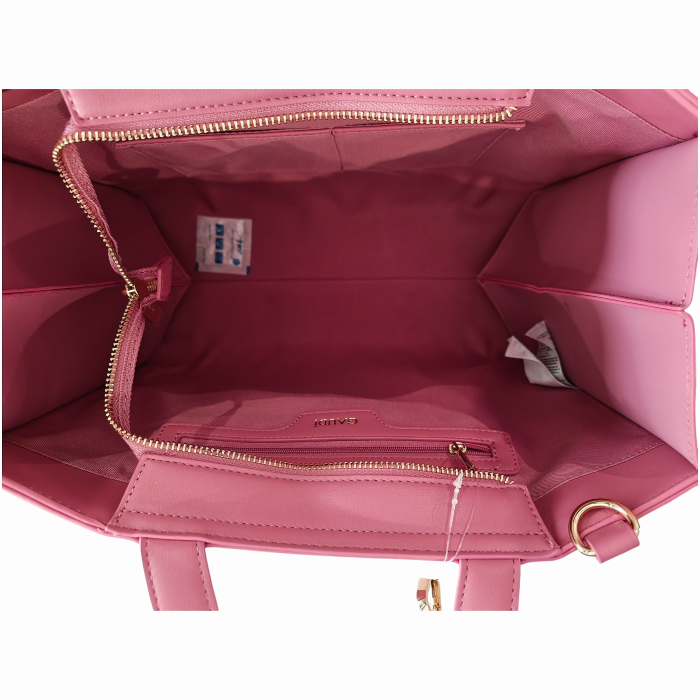 Borsa donna GAUDI' shopping bag in ecopelle martellata rigida con tracolla staccabile